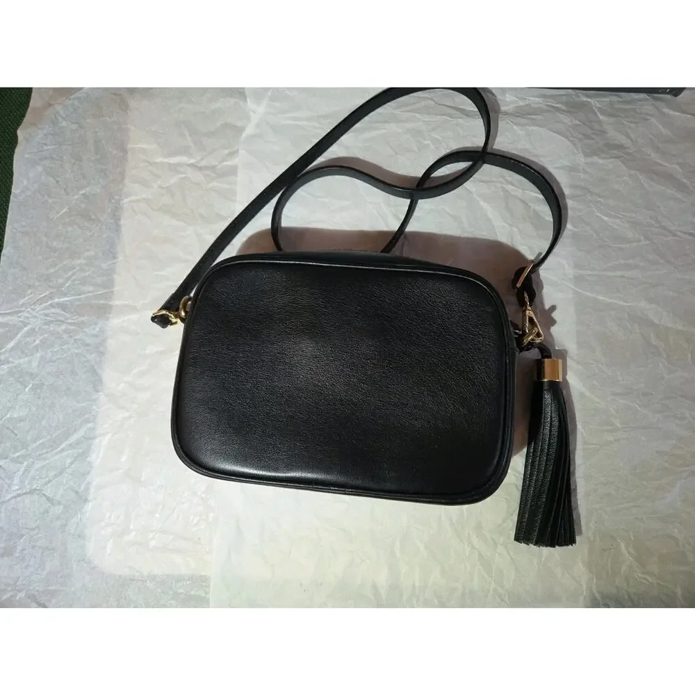 Valentino Mia Signature Leather Quilted Crossbody Bag Womens Small Excellent